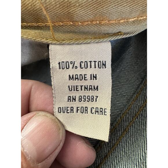 Bklyn XPress Brooklyn Express Jeans Men Sz 36x34 Y2K Baggy Hip Hop Grunge Patch - Picture 6 of 8